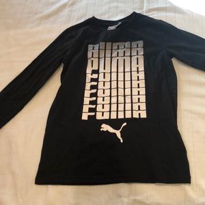 Boys Long Sleeve Puma Shirt